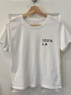 Everlane White Crewneck T‑Shirt, S 🤍
